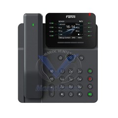 Téléphone IP 12 Comptes Combiné Bluetooth sans Fil Ecran Couleur 2.8" Conférence 6 Participants V62 Pro